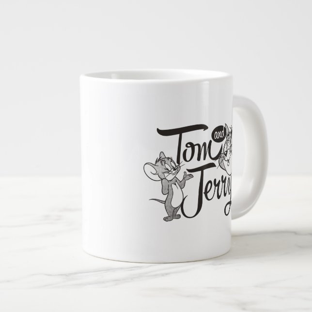 Tom And Jerry | Tom And Jerry Looking Sweet Giant Coffee Mug (Front Right)