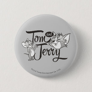 Tom And Jerry Tom And Jerry Looking Sweet Pinback Button