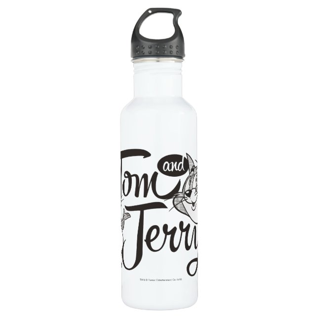 Tom And Jerry | Tom And Jerry Looking Sweet Stainless Steel Water Bottle (Front)