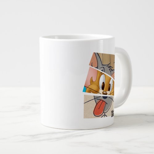 Tom And Jerry  Tom And Jerry Mashup Large Coffee Mug