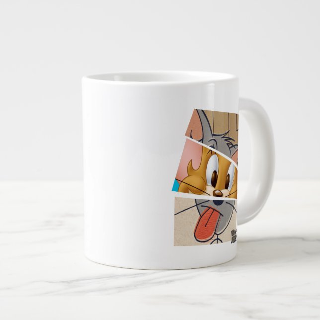 Tom And Jerry | Tom And Jerry Mashup Large Coffee Mug (Front Right)