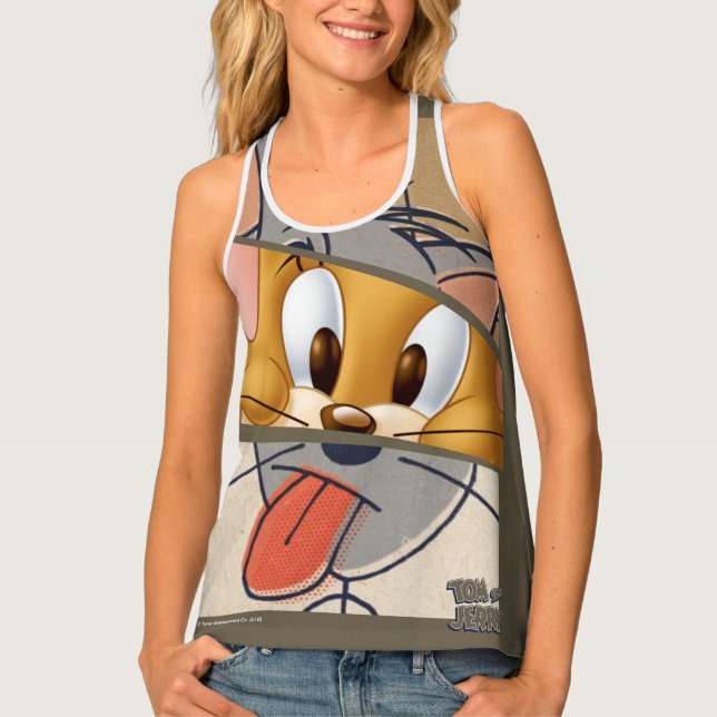 Tom And Jerry | Tom And Jerry Mashup Tank Top (Front)