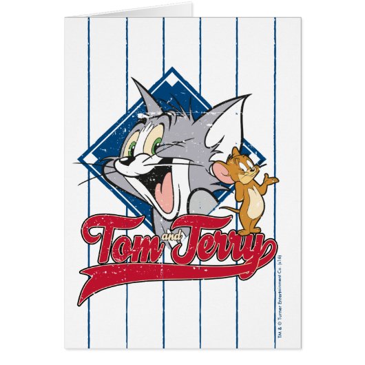 Tom And Jerry | Tom And Jerry On Baseball Diamond Cards (Front)