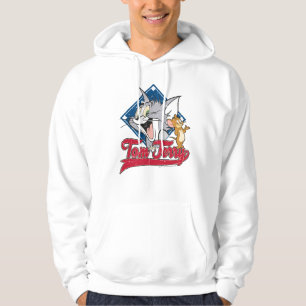Tom And Jerry   Tom And Jerry On Baseball Diamond Hoodie
