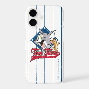 Tom And Jerry Tom And Jerry On Baseball Diamond iPhone 17 Case
