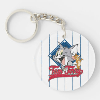 Tom And Jerry | Tom And Jerry On Baseball Diamond Keychain