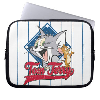 Tom And Jerry | Tom And Jerry On Baseball Diamond Laptop Sleeve