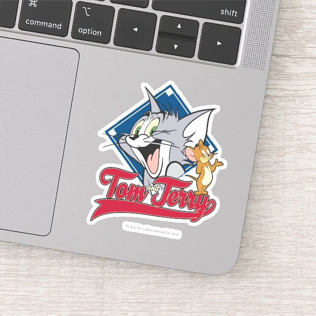 Tom And Jerry | Tom And Jerry On Baseball Diamond Sticker (Detail)