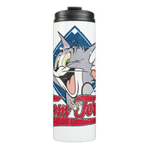 Tom And Jerry Tom And Jerry On Baseball Diamond Thermal Tumbler