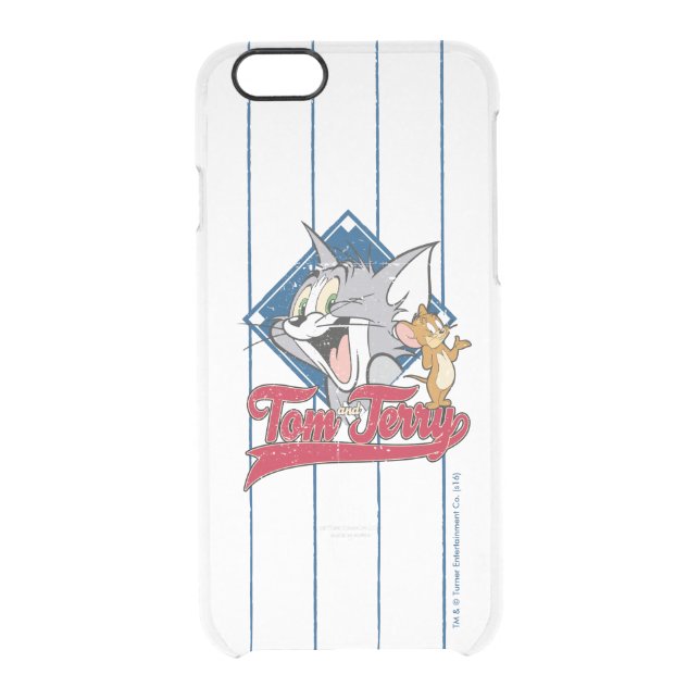 Tom And Jerry | Tom And Jerry On Baseball Diamond Uncommon iPhone Case (Back)