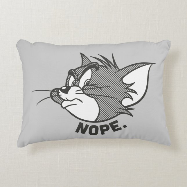 Tom And Jerry | Tom Says Nope Decorative Pillow (Front)