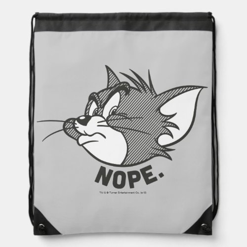 Tom And Jerry  Tom Says Nope Drawstring Bag
