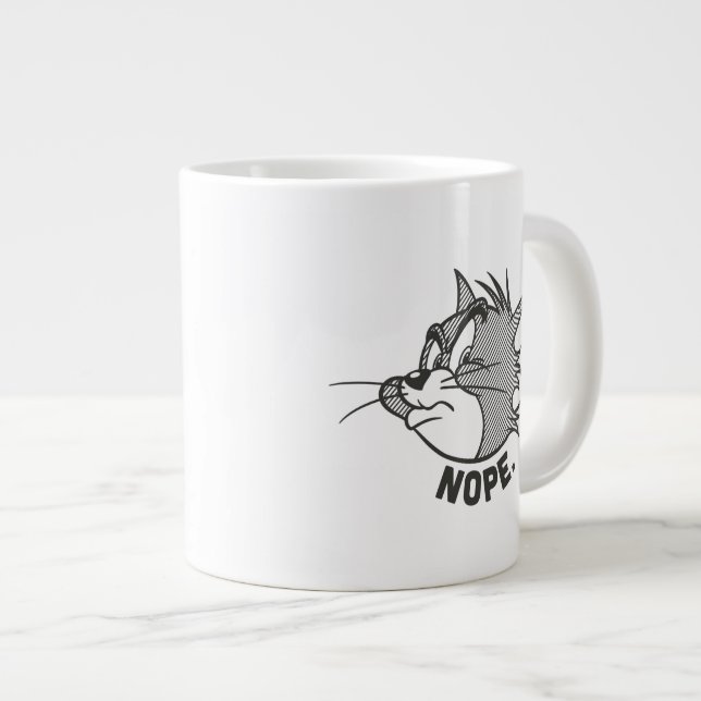 Tom And Jerry | Tom Says Nope Giant Coffee Mug (Front Right)