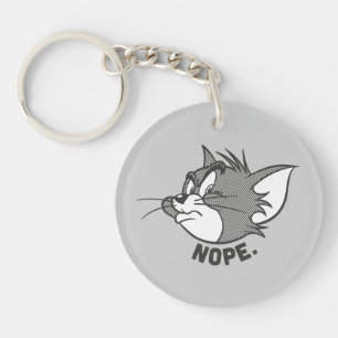 Tom And Jerry Tom Says Nope Keychain