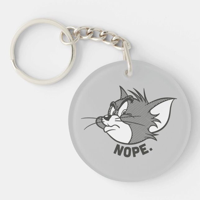 Tom And Jerry | Tom Says Nope Keychain (Front)