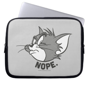 Tom And Jerry Tom Says Nope Laptop Sleeve