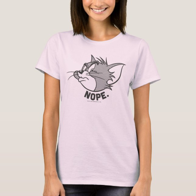 Tom And Jerry | Tom Says Nope T-Shirt (Front)