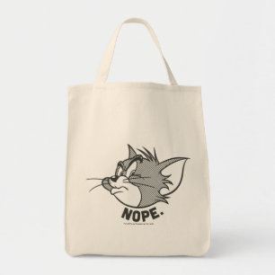 Tom And Jerry Tom Says Nope Tote Bag