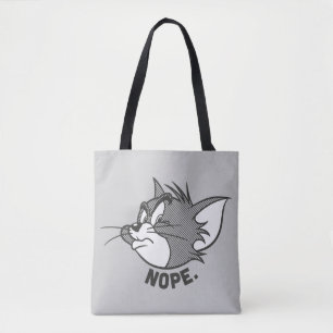 Tom And Jerry Tom Says Nope Tote Bag