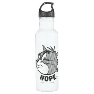 Tom And Jerry Tom Says Nope Water Bottle