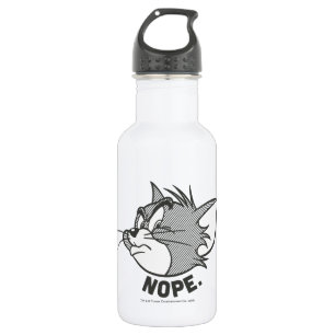 Tom And Jerry Tom Says Nope Water Bottle