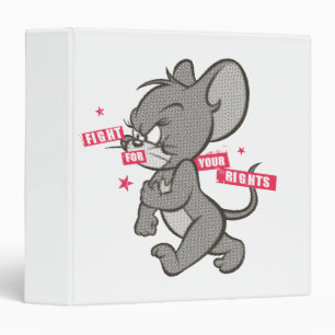 Tom and Jerry Tough Mouse 3 3 Ring Binder