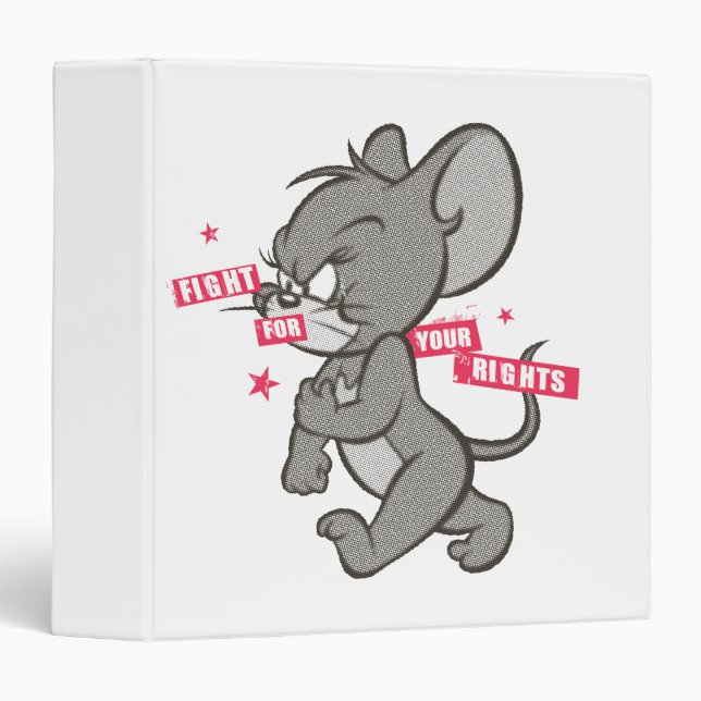 Tom and Jerry Tough Mouse 3 3 Ring Binder (Front/Spine)