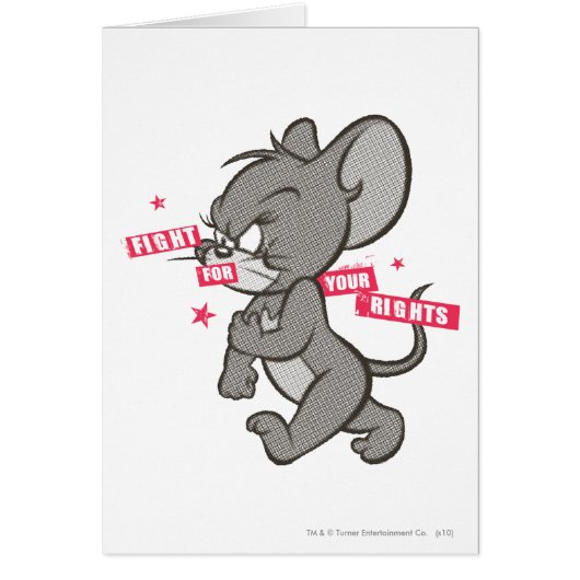 Tom and Jerry Tough Mouse 3 Cards (Front)