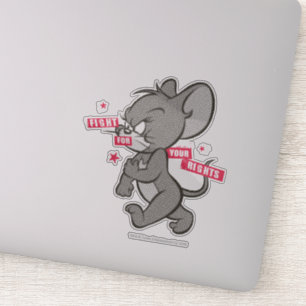 Tom and Jerry Tough Mouse 3 Sticker