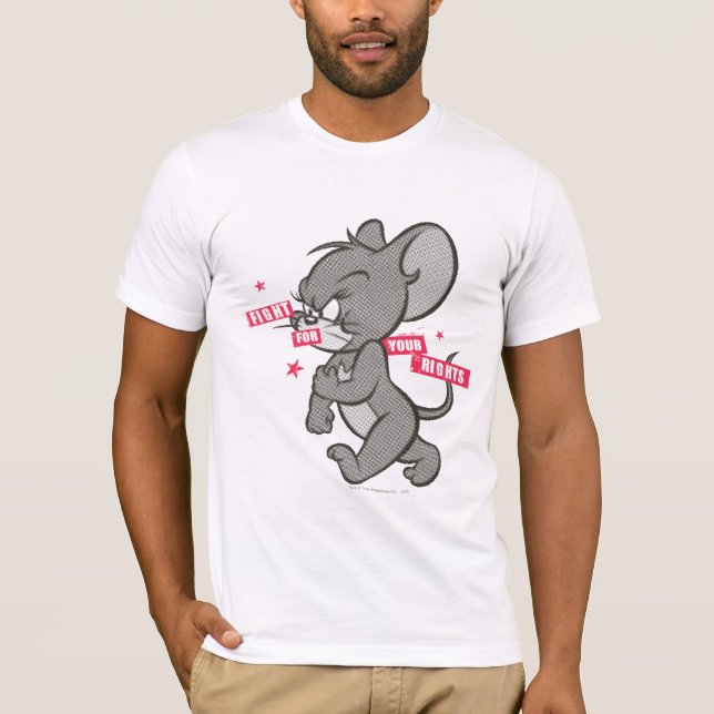 Tom and Jerry Tough Mouse 3 T-Shirt (Front)