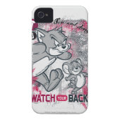Tom and Jerry Watch Your Back Case-Mate iPhone Case (Back)