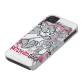 Tom and Jerry Watch Your Back Case-Mate iPhone Case (Bottom)