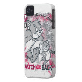 Tom and Jerry Watch Your Back Case-Mate iPhone Case (Back Left)