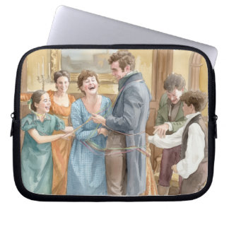 Tom and Mary celebrate in "The Other Bennet Sister Laptop Sleeve