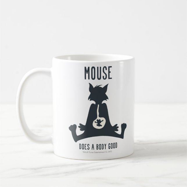 Tom Ate Jerry Silhouette Coffee Mug (Left)