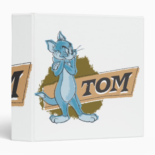 Tom Attitude Logo 3 Ring Binder (Front/Spine)