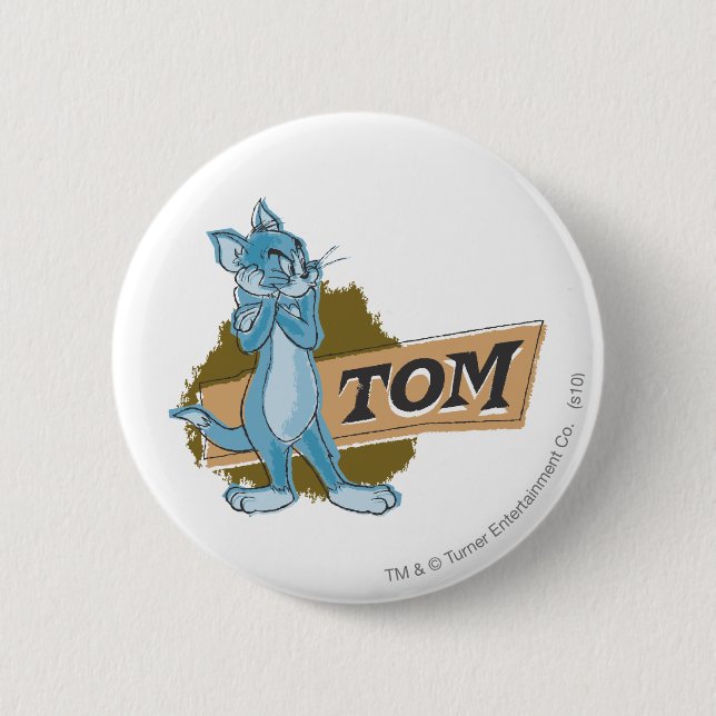 Tom Attitude Logo Button (Front)