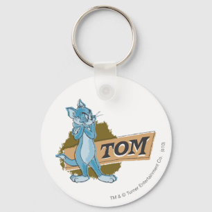 Tom Attitude Logo Keychain