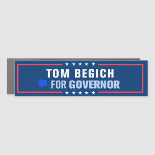Tom Begich for Alaska Governor Bumper Car Magnet