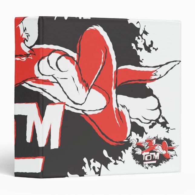 Tom Black and Red Logo Binder (Front/Spine)