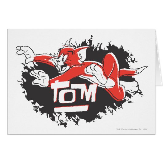 Tom Black and Red Logo Cards (Front Horizontal)