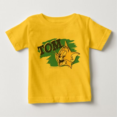 Tom Blue and Yellow Logo Baby T_Shirt