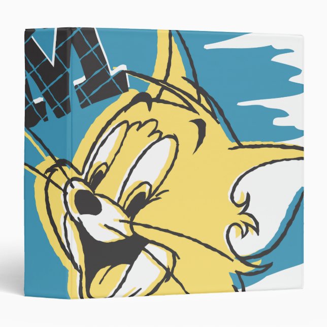 Tom Blue and Yellow Logo Binder (Front/Spine)