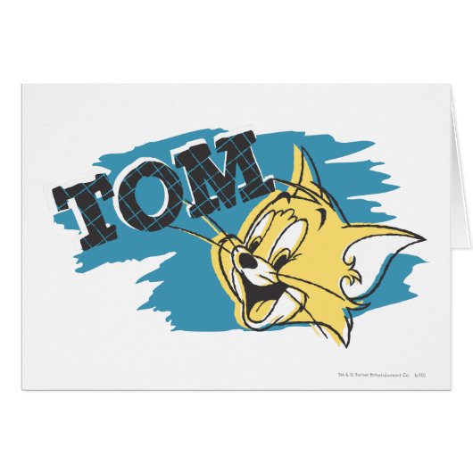 Tom Blue and Yellow Logo Cards (Front Horizontal)