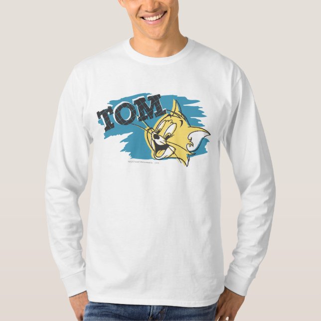Tom Blue and Yellow Logo T-Shirt (Front)