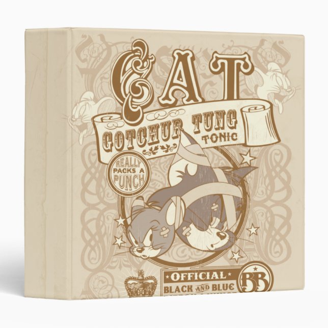 Tom Cat Gotchur Tung Tonic Binder (Front/Spine)