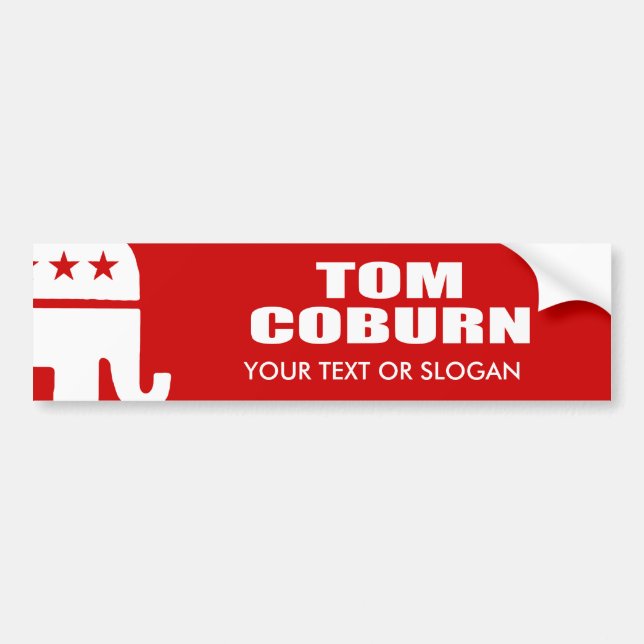 TOM COBURN FOR SENATE BUMPER STICKER (Front)