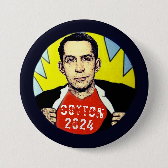 Tom Cotton for President 2024 Button (Front)