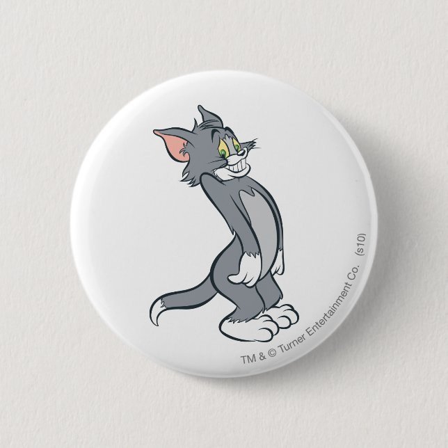 Tom Embarassed Button (Front)