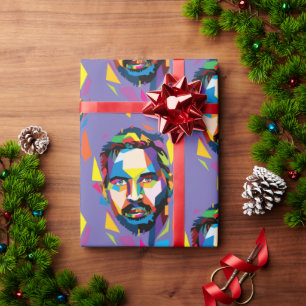 Tom Hardy wpap portrait Wrapping Paper